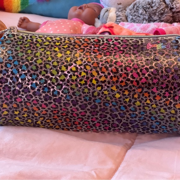 Lisa Frank X Morphe Leopard Tiger Brush Bag - Picture 2 of 3